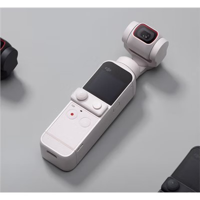 大疆/DJI Pocket 2 通用摄像机 云暮白限定套装 灵眸高清智能跟随全景运动相机 小型防抖vlog手持云台摄像机大疆口袋相机